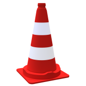 Traffic cones one-piece | according to TL | Film RA2 | Height: 500 mm